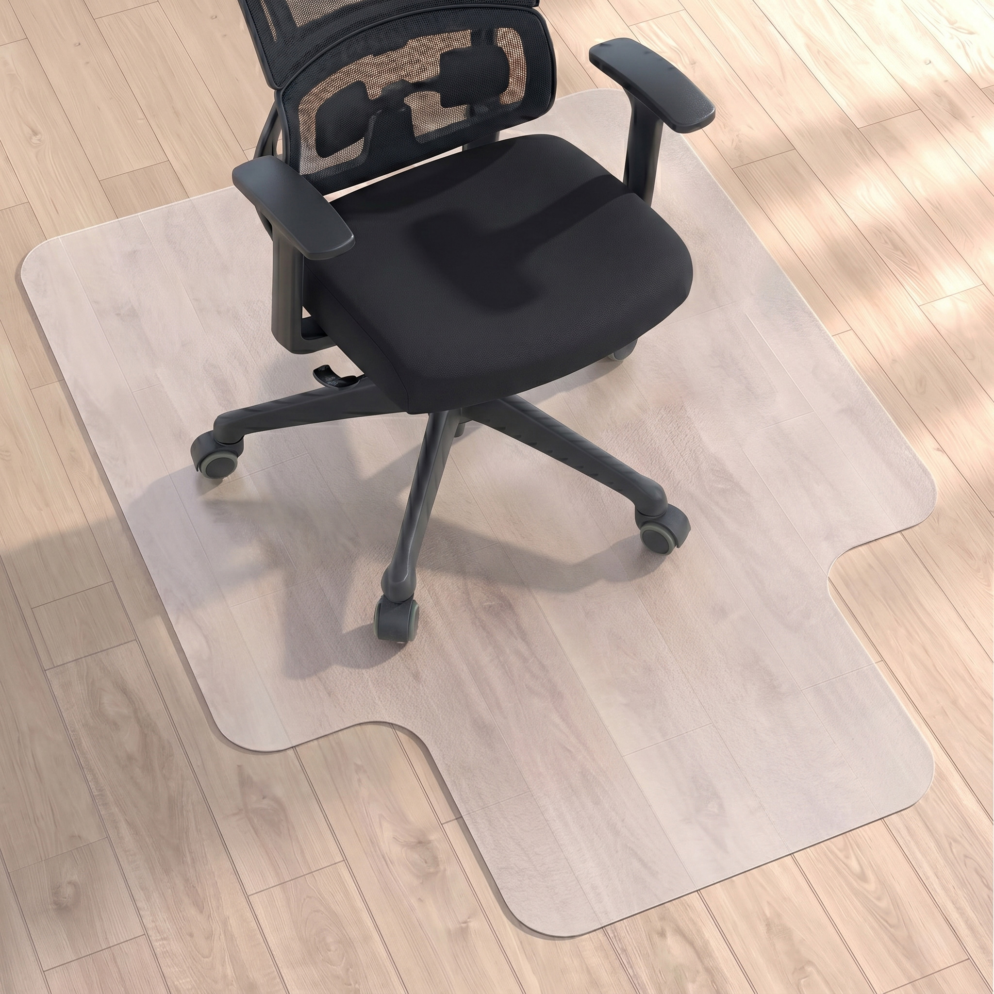 Alfombrilla para Silla de Escritorio Convexa, PVC transparente
