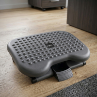 Reposapies Ergonómico ajustable Erghos, antideslizante y efecto masaje