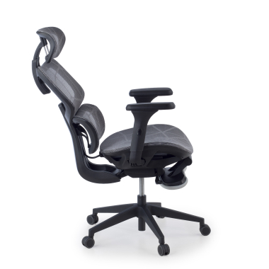 silla ergonomica gris every malla brazos regulables 3d reposacabezas reposapies extensible 8