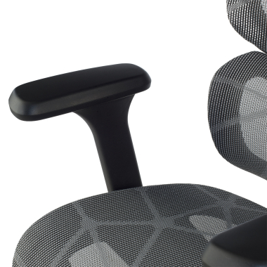 silla ergonomica gris every malla brazos regulables 3d reposacabezas reposapies extensible 11