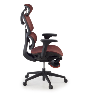 silla ergonomica rojo every malla brazos regulables 3d reposacabezas reposapies extensible 11