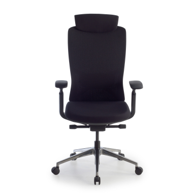 silla ergonomica negro gemini tela brazos regulables 4d 3