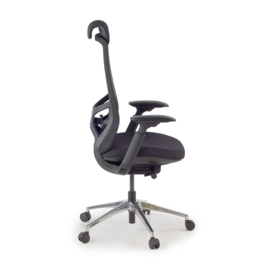 silla ergonomica negro gemini tela brazos regulables 4d 4