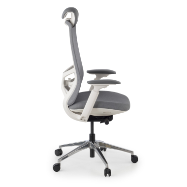 silla ergonomica gris gemini tela brazos regulables 4d 4