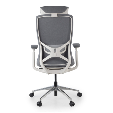 silla ergonomica gris gemini tela brazos regulables 4d 8