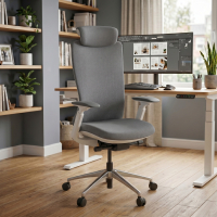 Silla de Oficina Ergonómica Gemini, brazos 4D, soporte lumbar