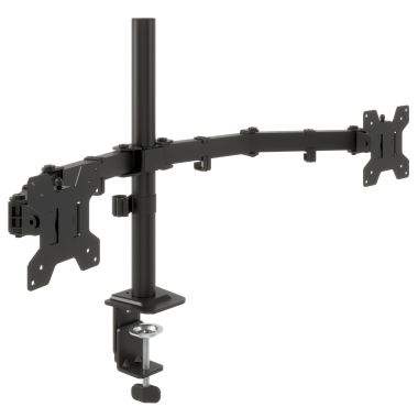 soporte para monitor negro 2 monitores 7