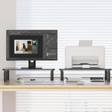 soporte para monitor negro zenix 4