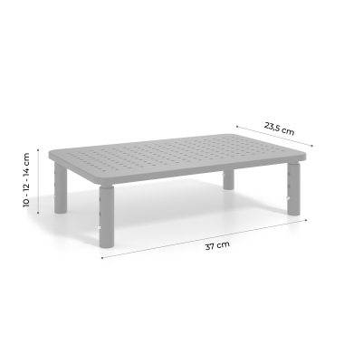 soporte para monitor negro zenix 13