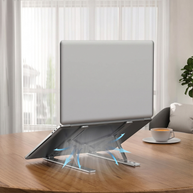 soporte para monitor gris elara 4