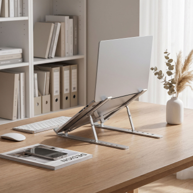 soporte para monitor gris elara 7
