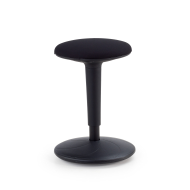 taburete ergonomico negro giro tela sin brazos 6