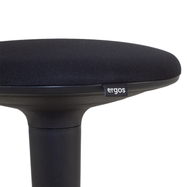taburete ergonomico negro giro tela sin brazos 4
