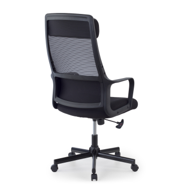 silla teletrabajo negro venus malla brazos fijos soporte lumbar reposacabezas 11