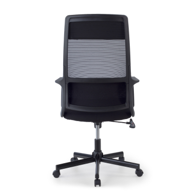 silla teletrabajo negro venus malla brazos fijos soporte lumbar reposacabezas 12