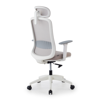 silla teletrabajo beige task malla brazos regulables 1d soporte lumbar reposacabezas 10