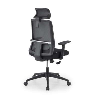 silla teletrabajo negro aria malla brazos regulables 1d soporte lumbar reposacabezas 13
