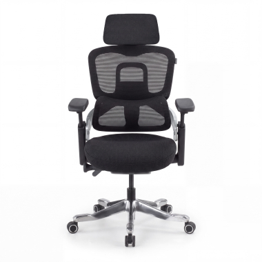 silla ergonomica negro silla ergonomica zenpro aluminio malla brazos regulables 4d doble soporte lumbar reposacabezas 3