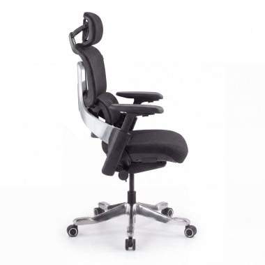 silla ergonomica negro silla ergonomica zenpro aluminio malla brazos regulables 4d doble soporte lumbar reposacabezas 4
