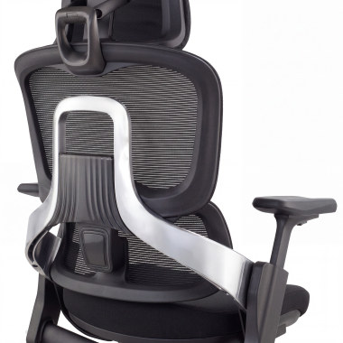 silla ergonomica negro silla ergonomica zenpro aluminio malla brazos regulables 4d doble soporte lumbar reposacabezas 14