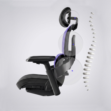 silla ergonomica negro silla ergonomica zenpro aluminio malla brazos regulables 4d doble soporte lumbar reposacabezas 10