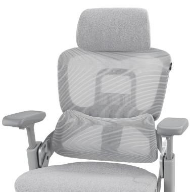 silla ergonomica blanco gris silla ergonomica zenpro aluminio malla brazos regulables 4d doble soporte lumbar reposacabezas 5