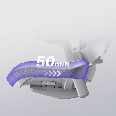 silla ergonomica blanco gris silla ergonomica zenpro aluminio malla brazos regulables 4d doble soporte lumbar reposacabezas 13