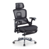 Silla de oficina ergonómica ZenMax con reposapies, máximas prestaciones