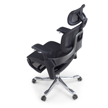 silla ergonomica negro silla ergonomica zenmax aluminio reposapies malla brazos regulables 4d doble soporte lumbar reposacabezas reposapies extensible 18