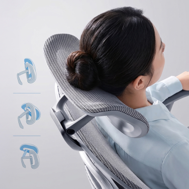 silla ergonomica blanco gris silla ergonomica zenmax aluminio reposapies malla brazos regulables 4d doble soporte lumbar reposacabezas reposapies extensible 12