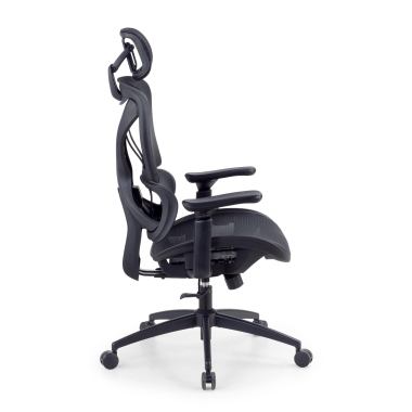 silla ergonomica negro velstrom malla brazos regulables 3d doble soporte lumbar reposacabezas 7