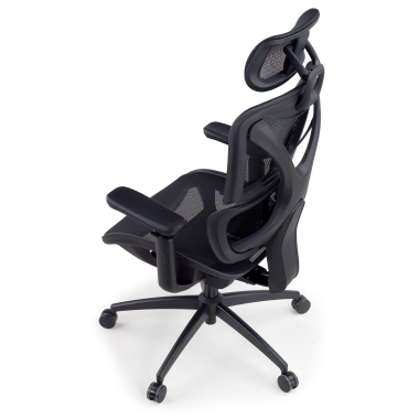 silla ergonomica negro velstrom malla brazos regulables 3d doble soporte lumbar reposacabezas 14