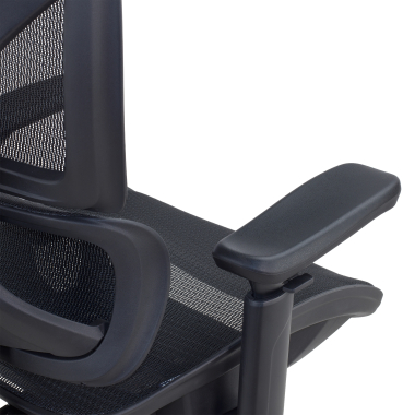 silla ergonomica negro velstrom malla brazos regulables 3d doble soporte lumbar reposacabezas 15
