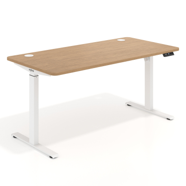 escritorio elevable blanco red oak erghos go 1