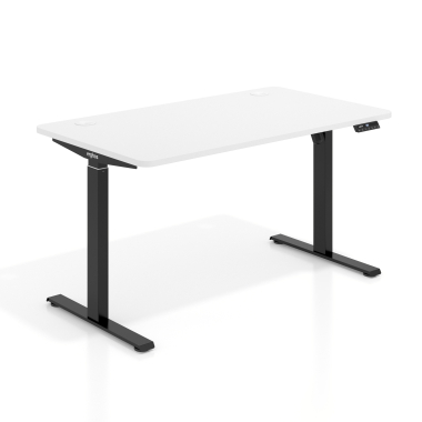 escritorio elevable negro warm white erghos go 1