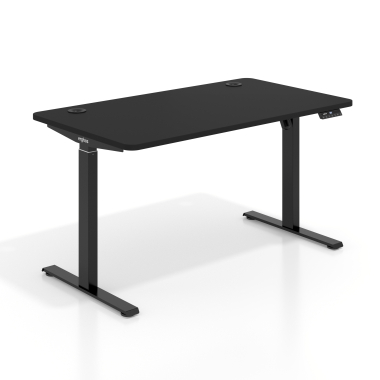 escritorio elevable negro pure black erghos go 1