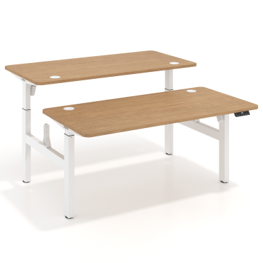 escritorio elevable blanco red oak erghos go 1