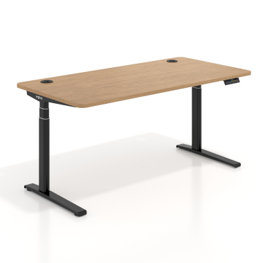 escritorio elevable negro red oak erghos icon 1