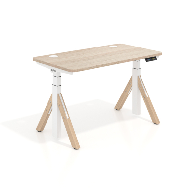 escritorio elevable blanco flax oak erghos nature 1