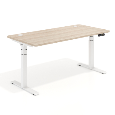 escritorio elevable blanco flax oak erghos pro 1