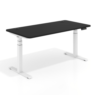 escritorio elevable blanco pure black erghos pro 1