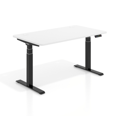 escritorio elevable negro warm white erghos pro 1