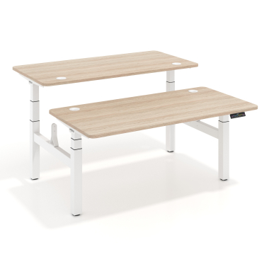 escritorio elevable blanco flax oak erghos pro 1