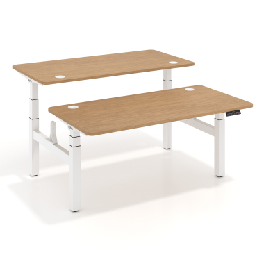 escritorio elevable blanco red oak erghos pro 1