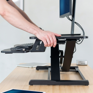 escritorio elevable negro lynk 5