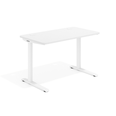 mesa de oficina blanco warm white estructura blanca 1