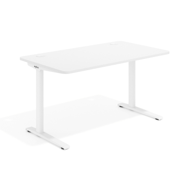 mesa de oficina blanco warm white estructura blanca 1