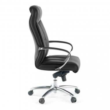 sillon de oficina negro respaldo ato piel natural piel natural brazos tapizados 4