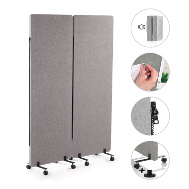 separadores de oficina gris fold 3