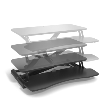 escritorio elevable negro lynk 6